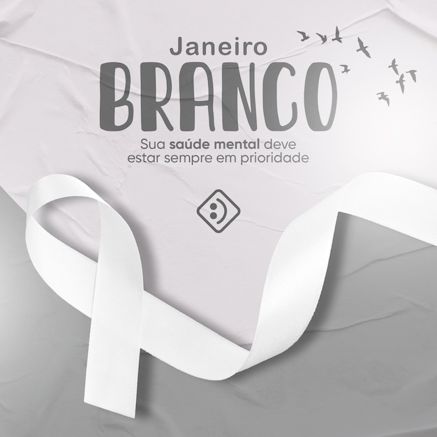 PSD janeiro branco laço