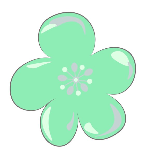 PSD japanische blumen-clipart