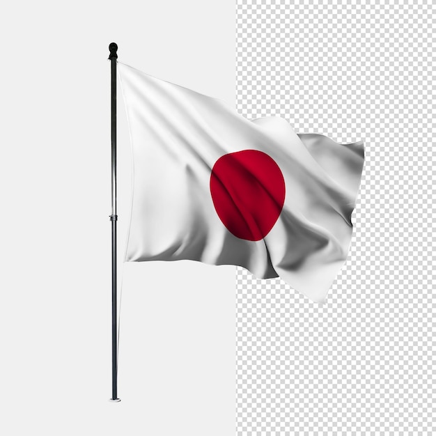 PSD japanische flagge