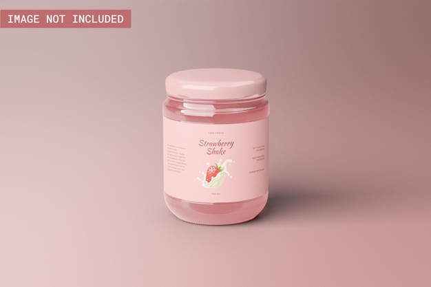 Jar mockup em pé