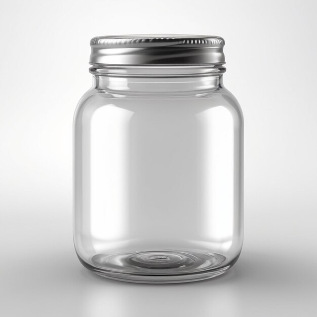 Jar psd en un fondo blanco