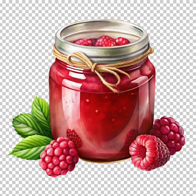 PSD jarre à confiture de fraises