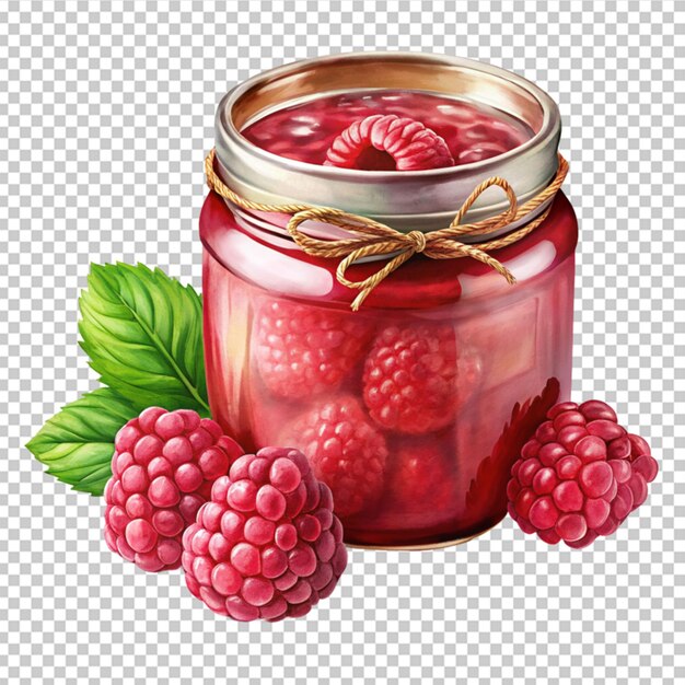 PSD jarre à confiture de fraises