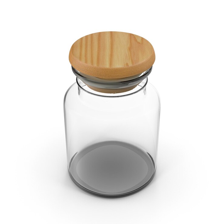 PSD jarre de verre mason stockage de nourriture cuisine épices confiture miel cornichons biscuits bonbons conserver étanche réutilisable