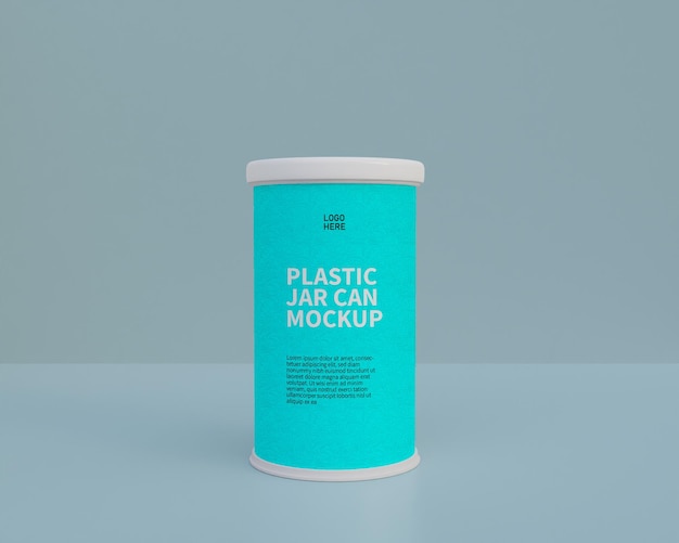 JARRO DE ALIMENTOS LATA MOCKUP MOCKUP DE RECIPIENTE DE ALIMENTOS