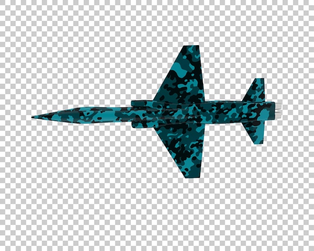 Jato de caça isolado no fundo ilustração de renderização 3D