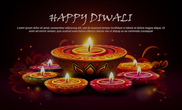 PSD je vous souhaite un joyeux diwali deepavali.