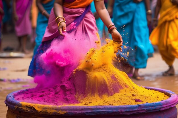 Je Vous Souhaite Un Joyeux Holi.