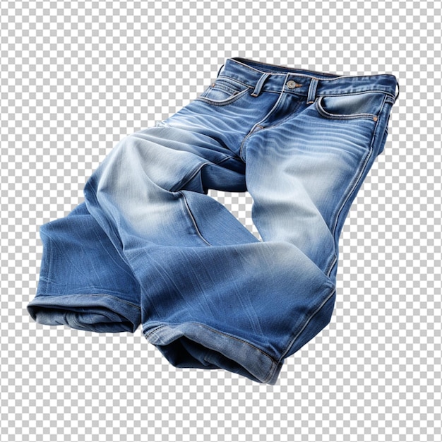 PSD jeans bleus en png