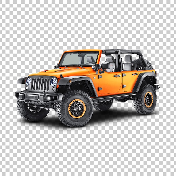 Jeep Wrangler arancione