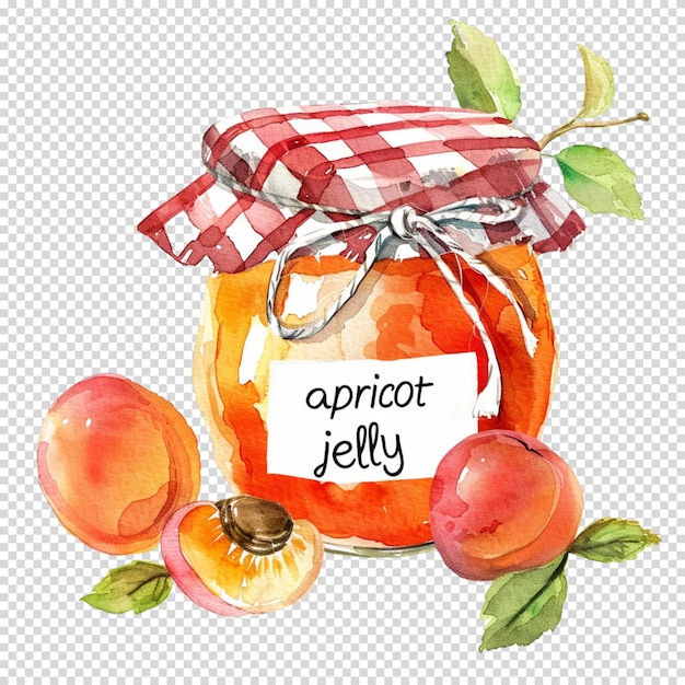 PSD jelly aislado sobre un fondo transparente