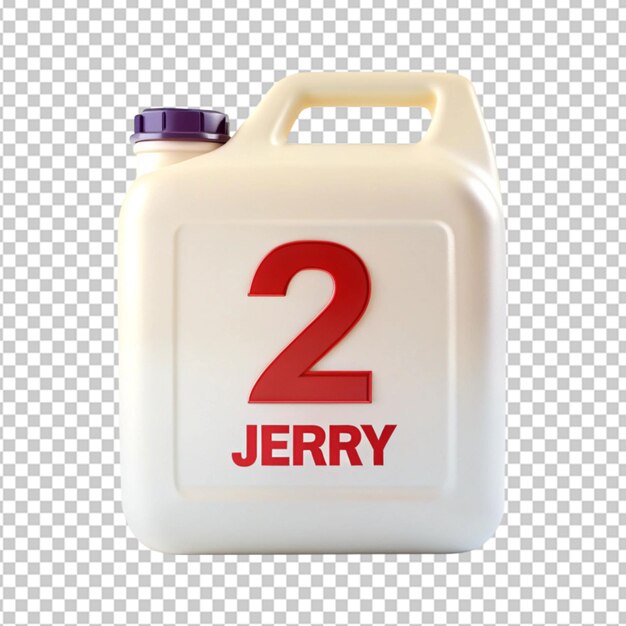 Jerrycan 2 auf durchsichtigem Hintergrund