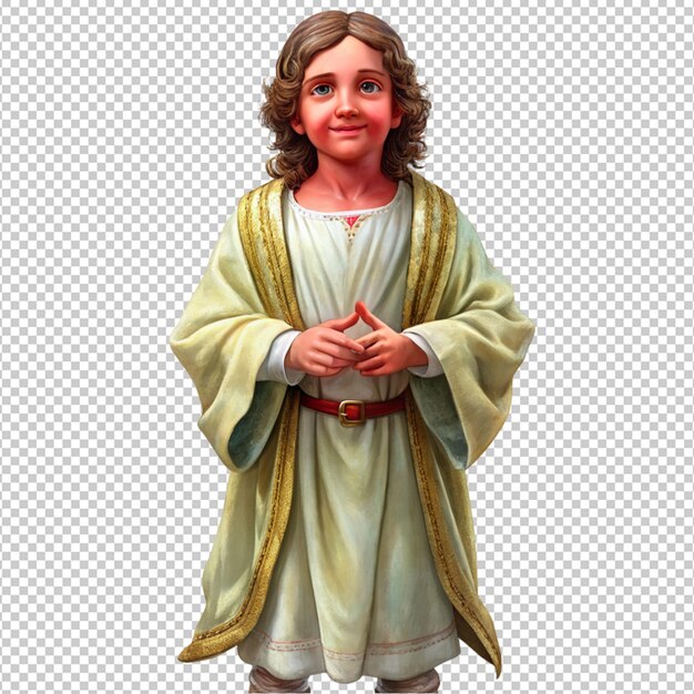 PSD jesus em crise em fundo transparente