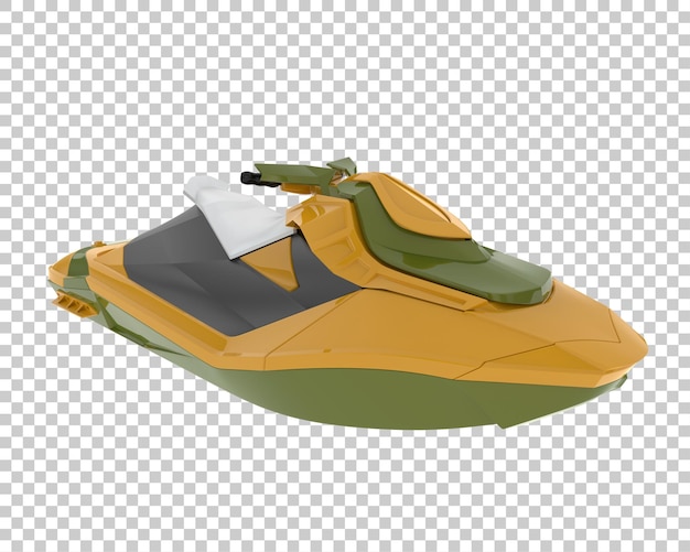 Jet Ski Sur Fond Transparent Illustration De Rendu 3d