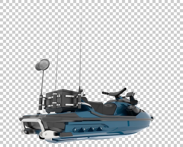 PSD jet ski isolé sur fond illustration de rendu 3d