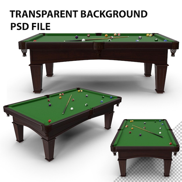 PSD jeu de billard png