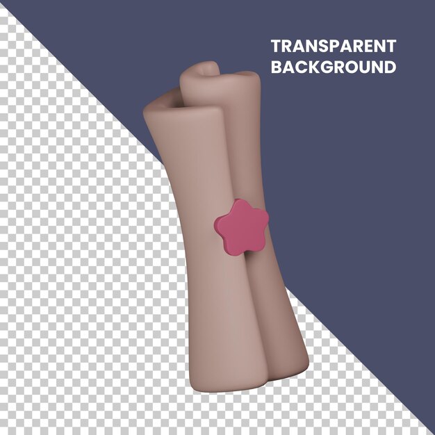 PSD jeu d'icônes 3d fond transparent isolé