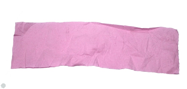 PSD jeu isolé de papier hygiénique rose