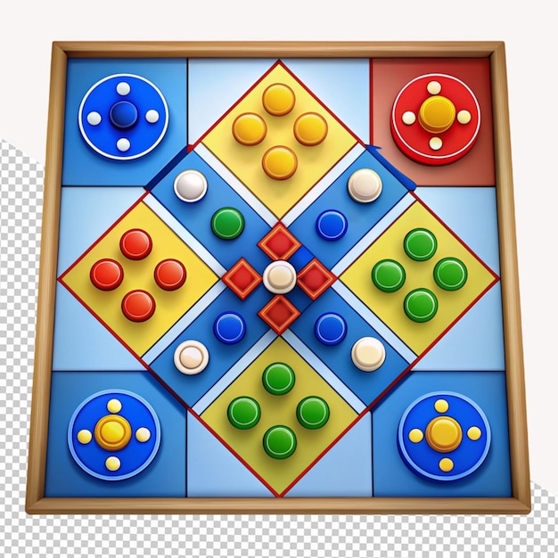 Jeu De Ludo Sur Fond Transparent