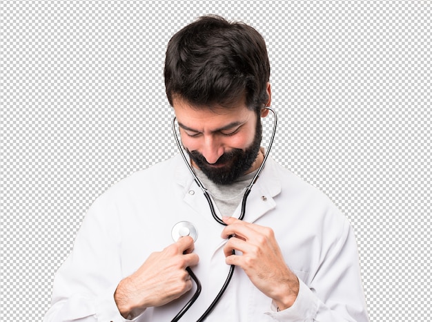 Jeune docteur avec stéthoscope