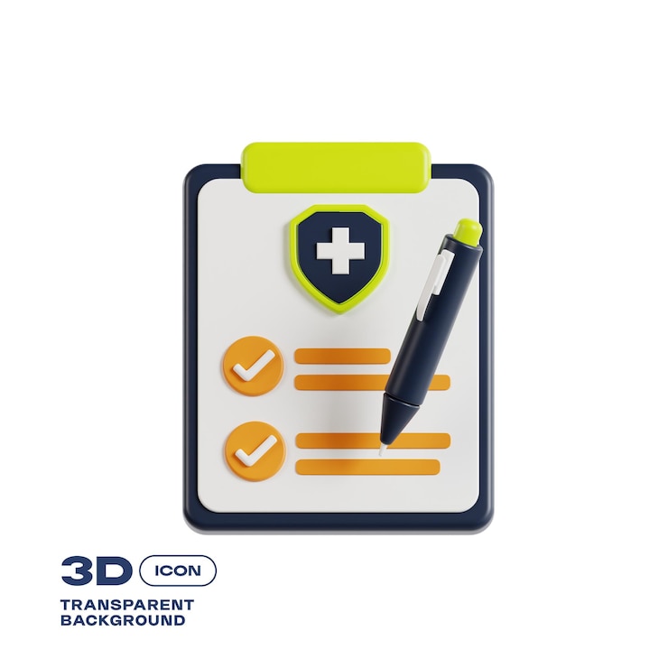 PSD job benefits perk 3d icon png template