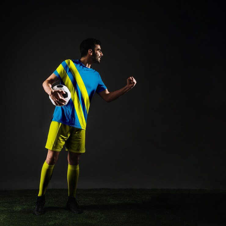 PSD jogador de futebol comemorando