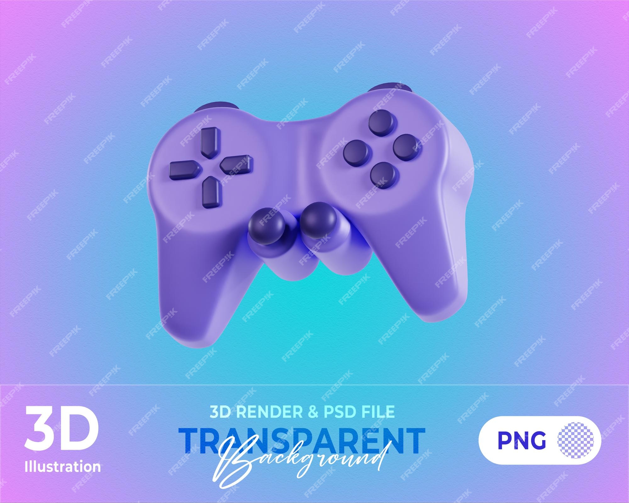 Jogo 3d com fundo transparente