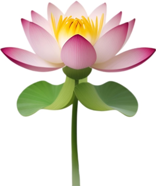 PSD une jolie icône de fleur de lotus