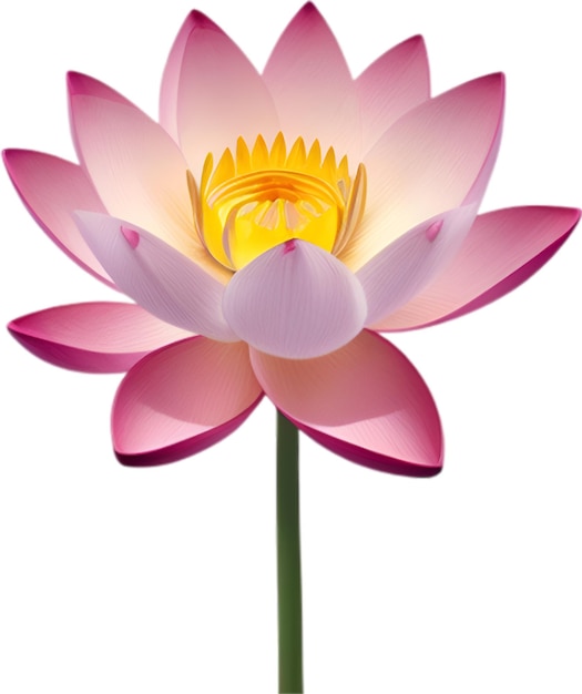 PSD une jolie icône de fleur de lotus