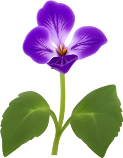 PSD une jolie icône de fleur violette