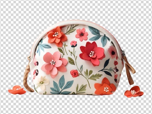 PSD une jolie poche de fleurs png