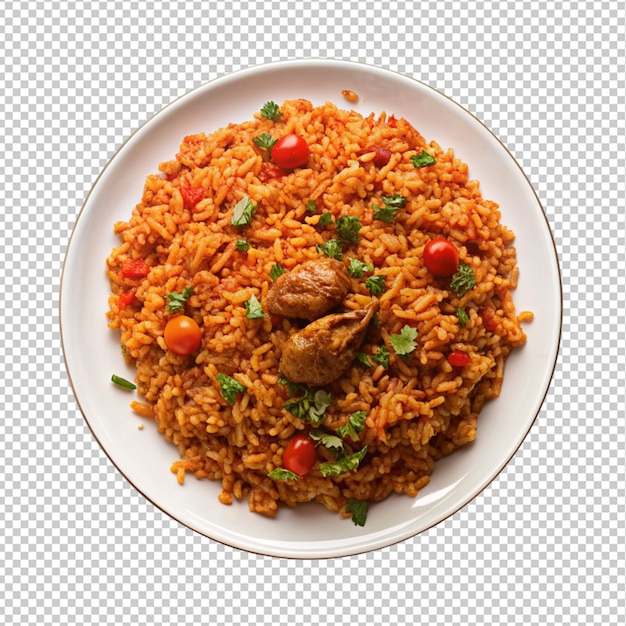 PSD jollof em fundo transparente