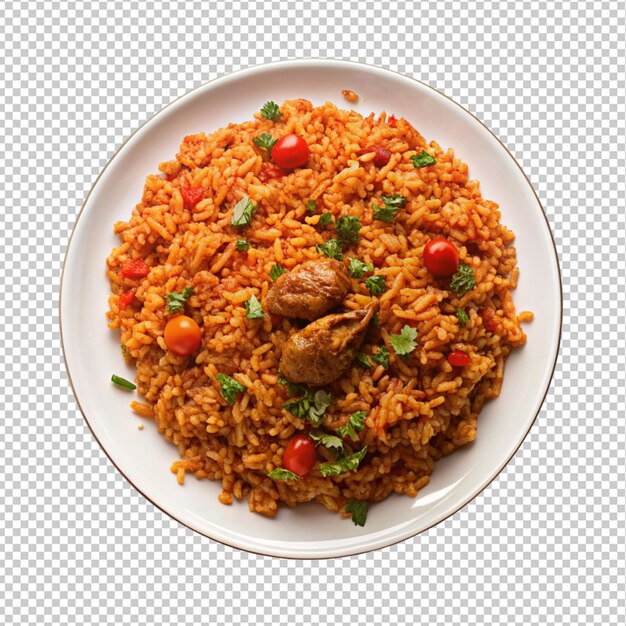 PSD jollof sur fond transparent