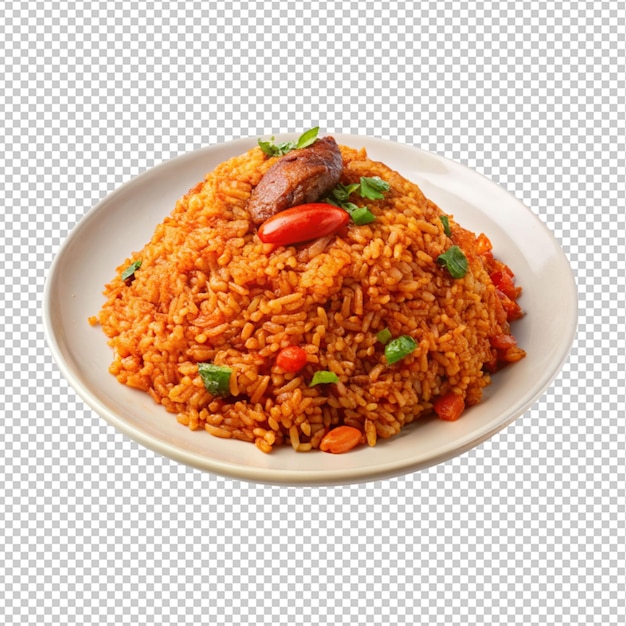 PSD jollof sur fond transparent