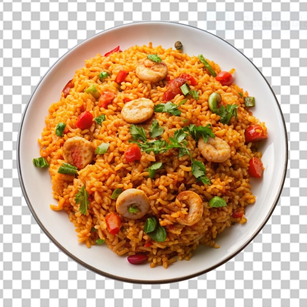 PSD jollof sur fond transparent