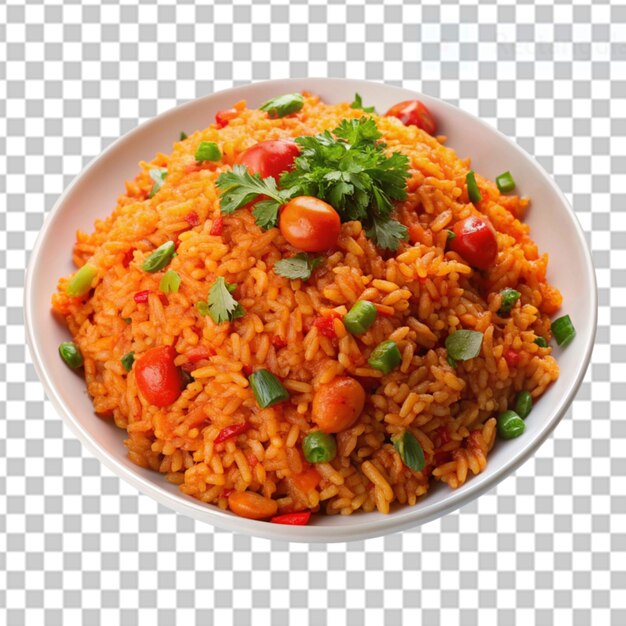 PSD jollof sur fond transparent