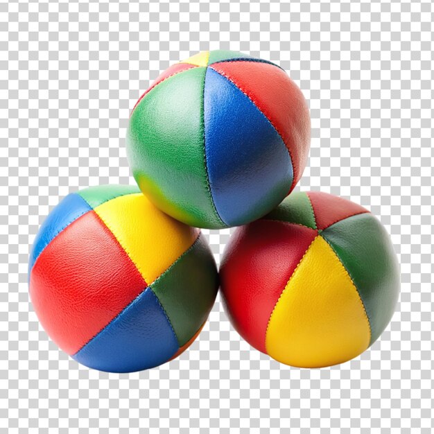 PSD jonglierball isoliert auf durchsichtigem hintergrund