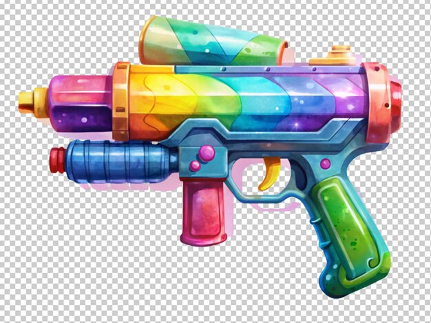 Un Jouet Coloré Avec Un Pistolet à Eau