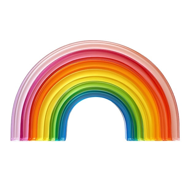 Jouet à empiler l'arc-en-ciel