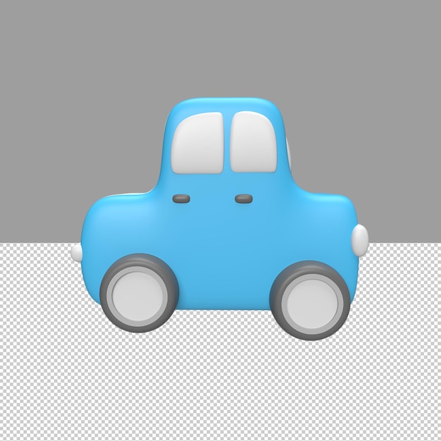 PSD jouet de voiture 3d illustration d'objet rendu