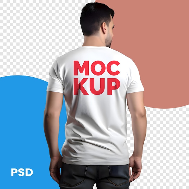 Joueur De Football En T-shirt Blanc Maquette Vue Avant Maquette Psd