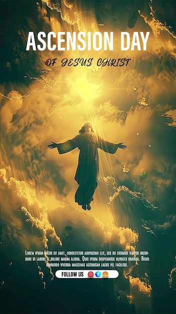 PSD le jour de l'ascension de jésus-christ