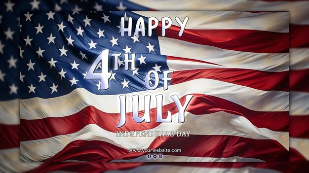 Jour De L'indépendance Américaine 4 Juillet Célébration