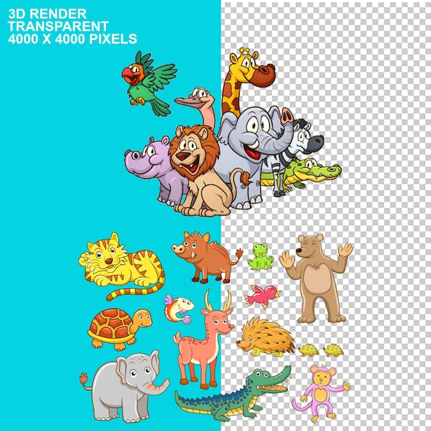 Journée mondiale des animaux Terre Faune sur terre PSDPNG