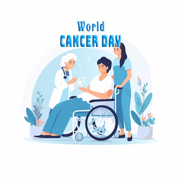 La Journée mondiale du cancer dans un style réaliste