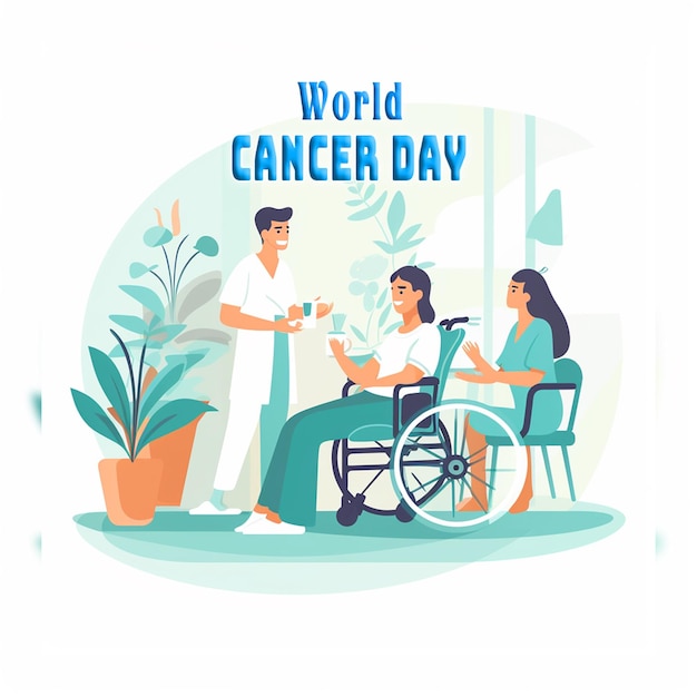 La Journée mondiale du cancer dans un style réaliste