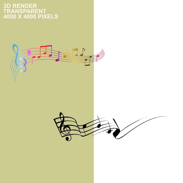 Journée mondiale de la musique à fond transparent