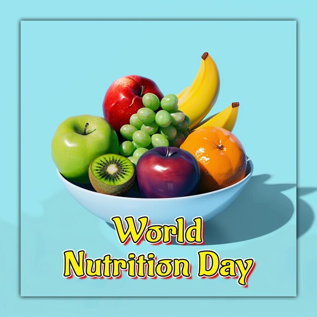 PSD journée mondiale de la nutrition journée de la santé journée de l'alimentation journée végétarienne journée véganes journée internationale de la sécurité alimentaire journée internationale des fruits