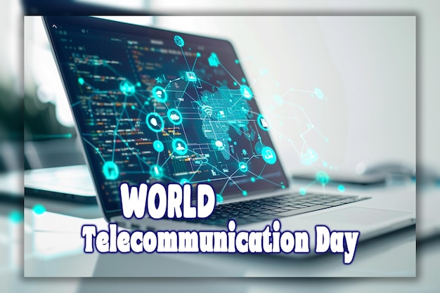 PSD journée mondiale des télécommunications ville intelligente et réseau de communication