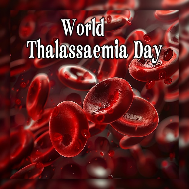 PSD journée mondiale de la thalassémie les globules rouges qui transportent l'oxygène bloquent les vaisseaux sanguins